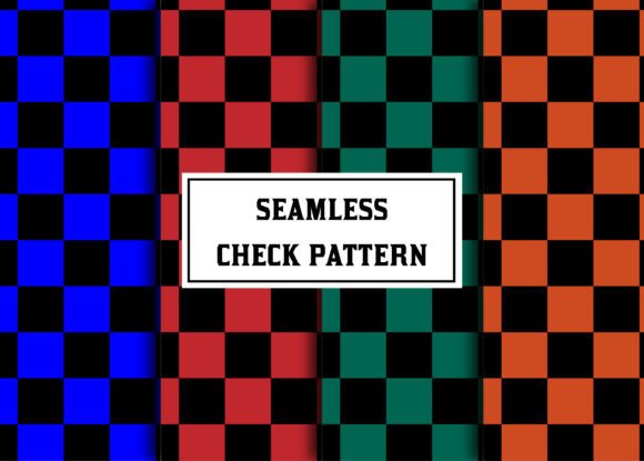Check Digital Paper Seamless Patterns