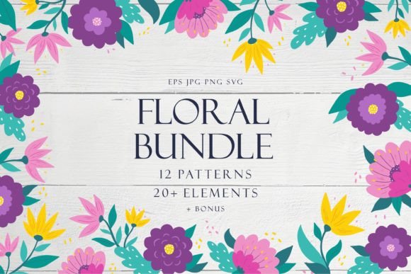 FLORAL BUNDLE - Patterns Elements
