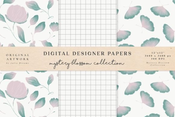 Mystery Blossom Seamless Patterns