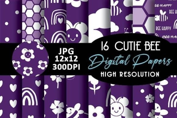 Purple Bee Digital Papers Patterns: Elevating Creative Workflows with Purpose-Driven Design