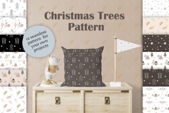 Seamless Patterns Textiles Christmas: Warm, Festive Designs for Handmade Holiday Decor
