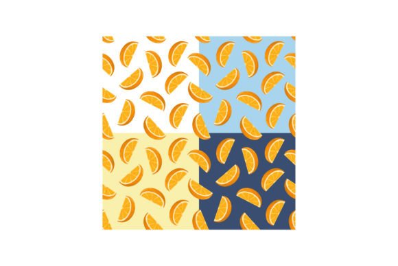 Set of Seamless Patterns with Slices of Orange: A Strategic Design Asset for Modern Creatives