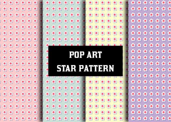 Star Doodle Digital Paper Patterns