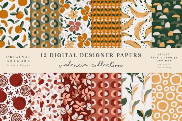 Valencia Seamless Patterns Fruits Flower: A Practical Guide for Designers and Crafters