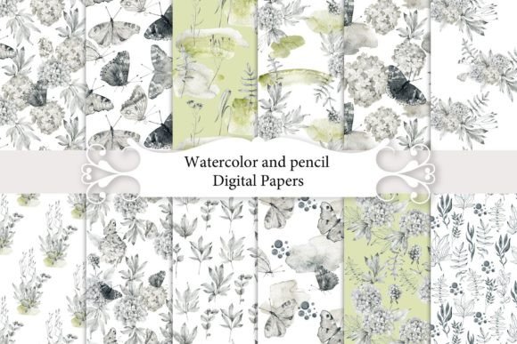 Watercolor Seamless Patterns